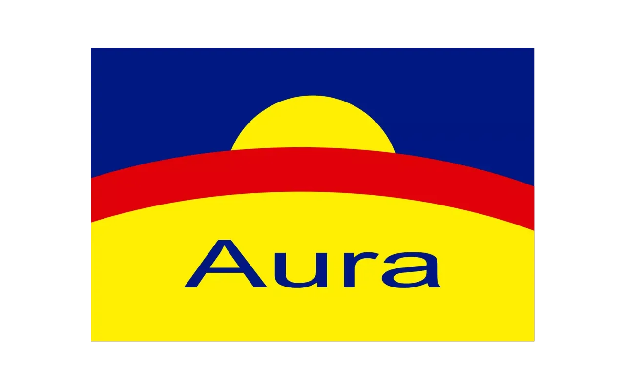 Logo da bandeira Aura
